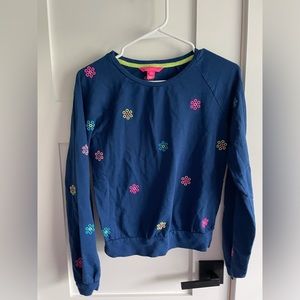 Lilly Pulitzer Landyn Embroidered Sweatshirt Xs